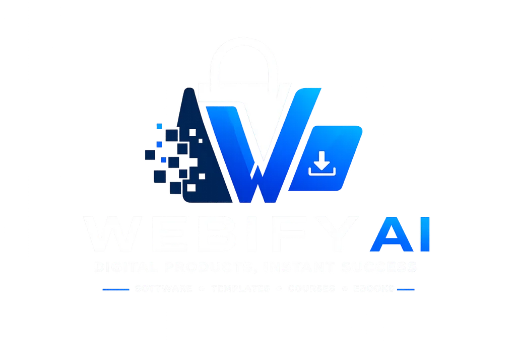 WebifyAI โ Digital products, instant success